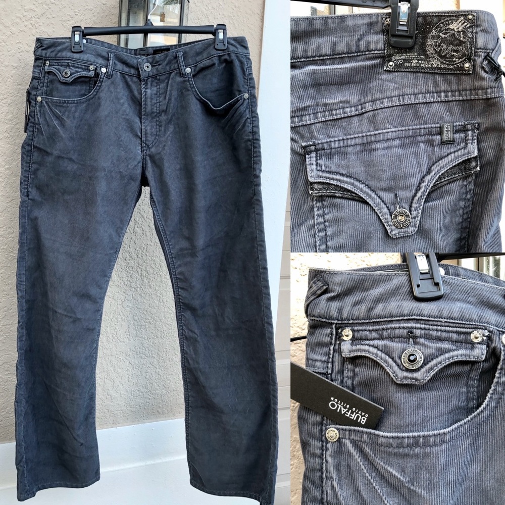 NEW! BUFFALO David Bitton Corduroy Pants 38 x 33